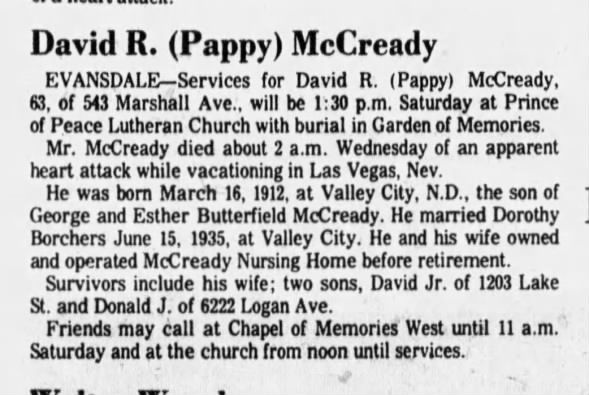Clipping from The Courier